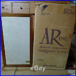 MINT Acoustic Research AR-3a Speaker with ORIGINAL BOX Serial # 36775
