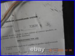 MODIFIED PAIR OF THE AR2A SPEAKERS 70835, 70836 free shipping, PLEASE READ