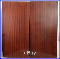 Mahogany Acoustic Research AR-2a Speakers with Original Boxes Good Working