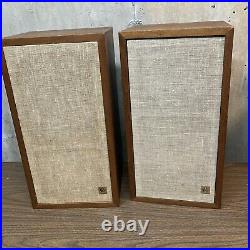 Matched Pair Acoustic Research AR-4x Stereo Vtg. Speakers. Recapped & Bypassed