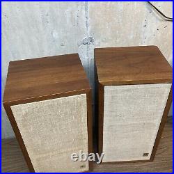 Matched Pair Acoustic Research AR-4x Stereo Vtg. Speakers. Recapped & Bypassed