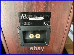 Mint Acoustic Research Pair Bookshelf AR 206 HO Speakers #875 Perfect Condition