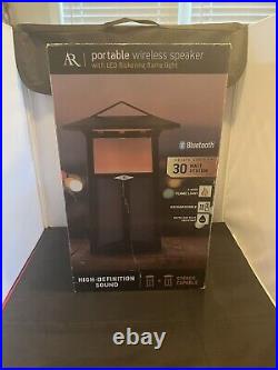 NEWithSealed Box AR Acoustic Research 30watt Outdoor Bluetooth Speaker #AWSF100BK