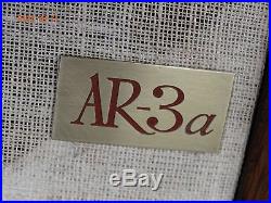 Nice Ar3-ar3a Acoustic Research Speakers Lightly Restored Reduced Price