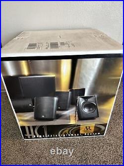 New Acoustic Research HC1 Speaker System 8 Subwoofer 5 Satellites & Mounts