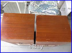 Nice Vintage Acoustic Research AR 2 Speakers Consecutive Sequential Numbers