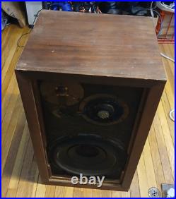 One Vintage-ar-3 Speaker-Original unmolested cond-Tested-See Video