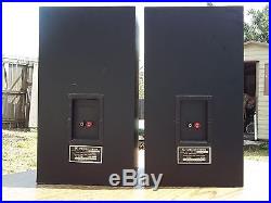 Original Rare Vintage AR Stereo Speakers Acoustic Research #338 These Spks Rock