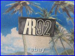 Original Vintage AR AR92 Speaker Grill Emblem, Original, Nice, USA