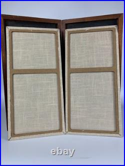 PAIR OF CLOTH GRILLs for ACOUSTIC RESEARCH AR4/4X -99% LIKE ORIGINAL-100% FITS