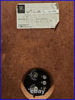 PAIR of Acoustic Research AR2AX Speakers TESTED, Sound Great, SEE VIDEO