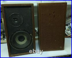 PARTING OUT AR-4  Acoustic Research Speakers damage to tweeters