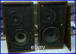 PARTING OUT AR-4  Acoustic Research Speakers damage to tweeters