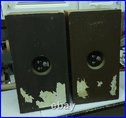 PARTING OUT AR-4  Acoustic Research Speakers damage to tweeters