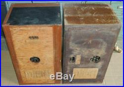Pair Acoustic Research AR1 Speaker Cabinets With 10 Speakers Only No 755A Spks