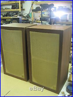 Pair Acoustic Research AR3 Speakers All Original Working consec serial numbers