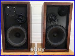 Pair Acoustic Research AR3a Speakers, Solid cabinets with minor dings