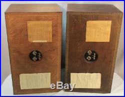 Pair Acoustic Research AR-2ax Speakers Restored Vintage Stereo Audio