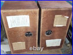 Pair Acoustic Research AR-3 Speakers WORKING, AR2 AR1 Pair Acoustic Research AR-3 Speakers WORKING, AR2 AR1