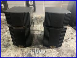 Pair Audio Research Very Rare Swivel Satallite Speakers Tested, Work Great