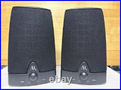 Pair Of AR Acoustic Research- Wireless 2-Way Speaker AW871-No Cords- Powers On