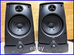 Pair Of AR Acoustic Research- Wireless 2-Way Speaker AW871-No Cords- Powers On