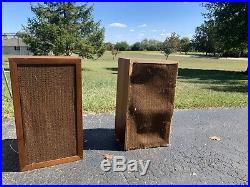 Pair Of Acoustic Research AR3 Speaker AR 3 Vintage Serial #C59656 and #C59644
