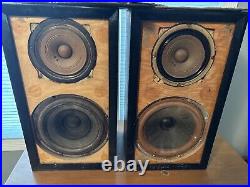 Pair Of Acoustic Research AR-1 Speakers Sold As Is