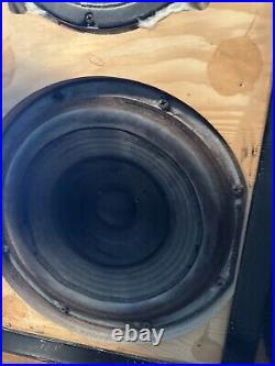 Pair Of Acoustic Research AR-1 Speakers Sold As Is