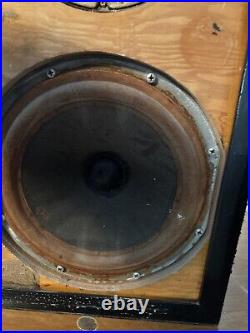 Pair Of Acoustic Research AR-1 Speakers Sold As Is