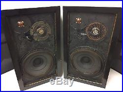 Pair Of Acoustic Research AR-3 Speakers Western Electric Era