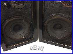 Pair Of Acoustic Research AR-3 Speakers Western Electric Era