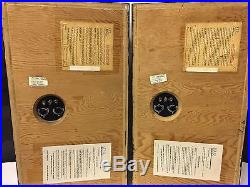 Pair Of Acoustic Research AR-3 Speakers Western Electric Era