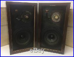 Pair Of Acoustic Research AR-3 Speakers Western Electric Era NO RESERVE