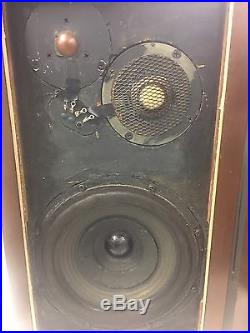 Pair Of Acoustic Research AR-3 Speakers Western Electric Era NO RESERVE