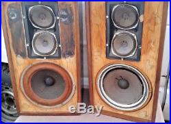 Pair Of Ar-2 Speakers For Parts Or Repair