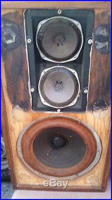 Pair Of Ar-2 Speakers For Parts Or Repair