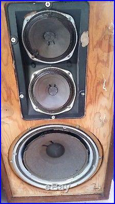 Pair Of Ar-2 Speakers For Parts Or Repair