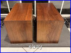 Pair Rare Acoustic Research AR1 AR-1 Speakers Cabinets w Altec 755A Loudspeakers