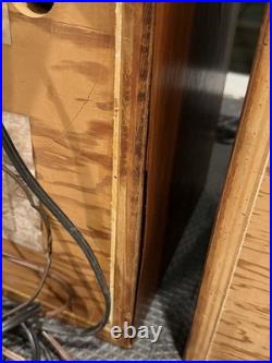 Pair Rare Acoustic Research AR1 AR-1 Speakers Cabinets w Altec 755A Loudspeakers