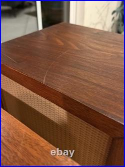 Pair Rare Acoustic Research AR1 AR-1 Speakers Cabinets w Altec 755A Loudspeakers
