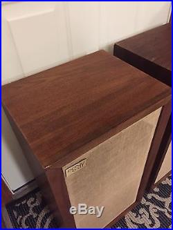 Pair Vintage ACOUSTIC RESEARCH AR 3A Speakers AR3a AR-3a Parts Or Restore