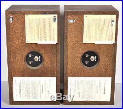 Pair Vintage AR4x Speakers Acoustic Research Loudspeakers with Original Boxes