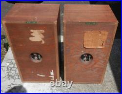 Pair Vintage Acoustic Research AR-2aX Three Way Speakers Tested1968