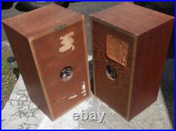Pair Vintage Acoustic Research AR-2aX Three Way Speakers Tested1968