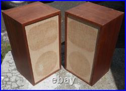 Pair Vintage Acoustic Research AR-2aX Three Way Speakers Tested1968