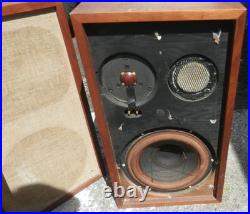 Pair Vintage Acoustic Research AR-2aX Three Way Speakers Tested1968