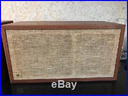 Pair Vintage Ar Acoustic Research Ar-4x Loudspeakers Speakers #380969 #381053