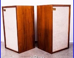 Pair Vintage Speakers Acoustic Research AR-2aX STEREO Two 2 Oiled Walnut HIFI VG