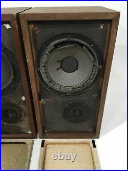 Pair acoustic research inc AR-4x speakers Read